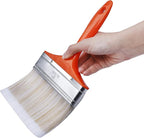 6 Inch Large Artist Flat Paint Brush Wide Wall Art Paint Brush for Gesso, Varnishes, Acrylic Painting, Watercolor, Wood, Wall, Furniture