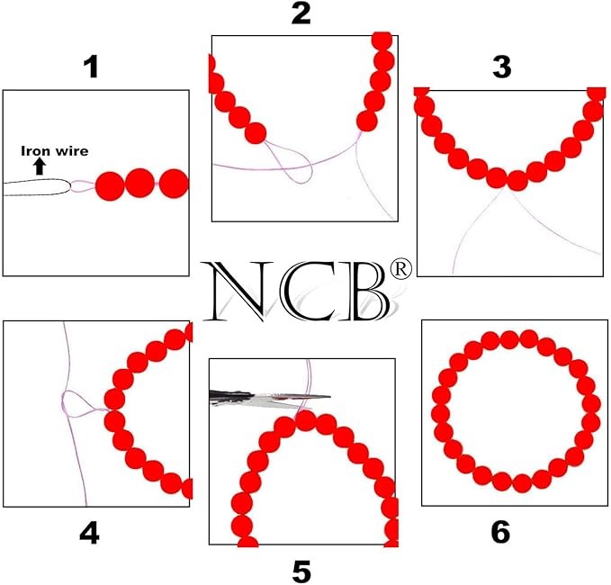 NCB Natural Stone Beads 100pcs 10mm Round Genuine Real Stone Beading Loose Gemstone DIY Charm Smooth Beads for Bracelet Necklace Earrings Jewelry Making (Carnelian, 10mm 100Beads)