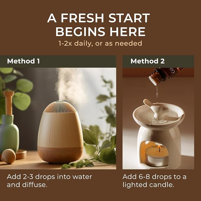 Gya Labs Juniper Berry Essential Oil - 0.34 Fl Oz - for Hair, Skin, Diffuser, Aromatherapy & DIY Candle Making Scent