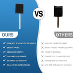 1" Foam Paint Brushes - 100 Pack, 1-Inch Painting Sponges - Premium Foam Brushes - Lightweight & Durable - Sponge Brush Ideal for Painting, Crafting, Acrylics, Stains, Varnishes (Black)