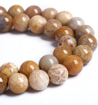 75PCS 10MM Natural Stone Coral Jade Chrysanthemum Beads for Jewelry Making DIY Bracelet