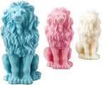 Lion Mold Lookout Silicone Resin Mold for Animal Candle Cake Clay Making Craft Supplies 3D