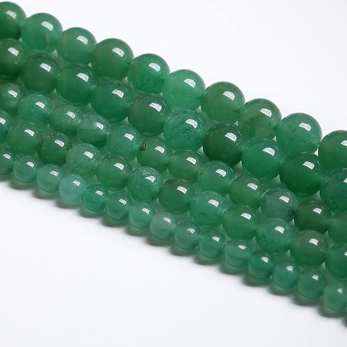4MM 86PCS Natural Stone Green Aventurine Gemstone Loose Beads for Jewelry Making DIY Bracelet 1 Strand