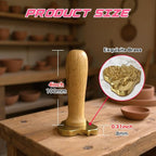 ORYG Custom Pottery Stamp - Personalized Pottery Stamp with Exclusive Logo Designs - The Ideal Gift for Ceramic Artists and DIY Craft Enthusiasts