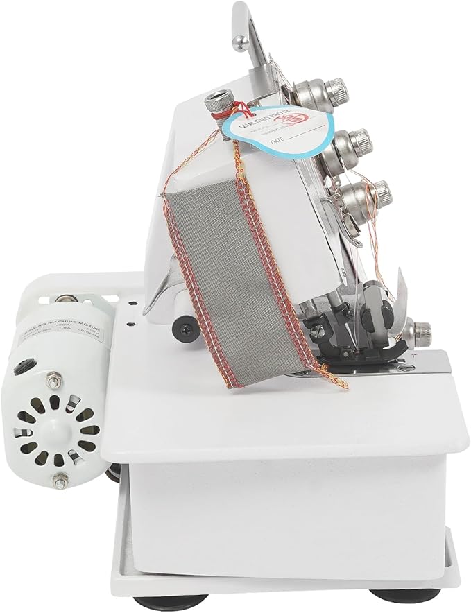 Four-thread Overlocking Machine,Professional Serger Sewing Machine,Max Sewing Speed: 1200 Stitches/min,Needle Pitch: 2.5-3.2mm/0.1-0.13in,for Cotton,Silk,Denim