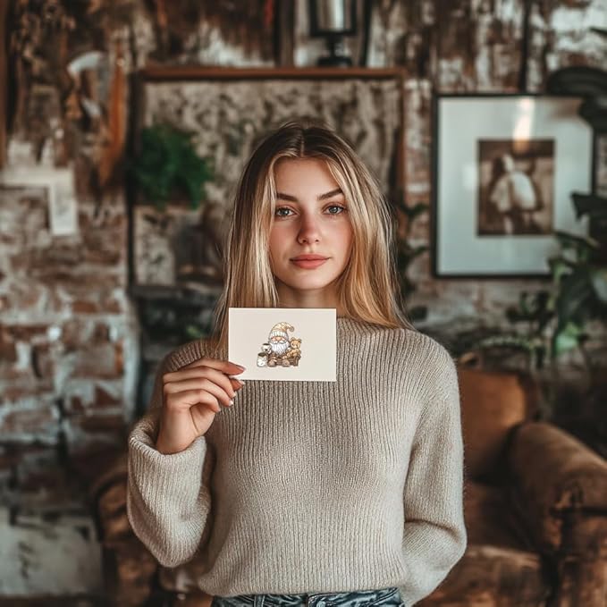 CHGCRAFT Gnome Coffee Clear Stamps Balloon Transparent Handicraft Stamps for DIY Scrapbooking Photo Album Decorative Cards Making, 6.3x4.3inch