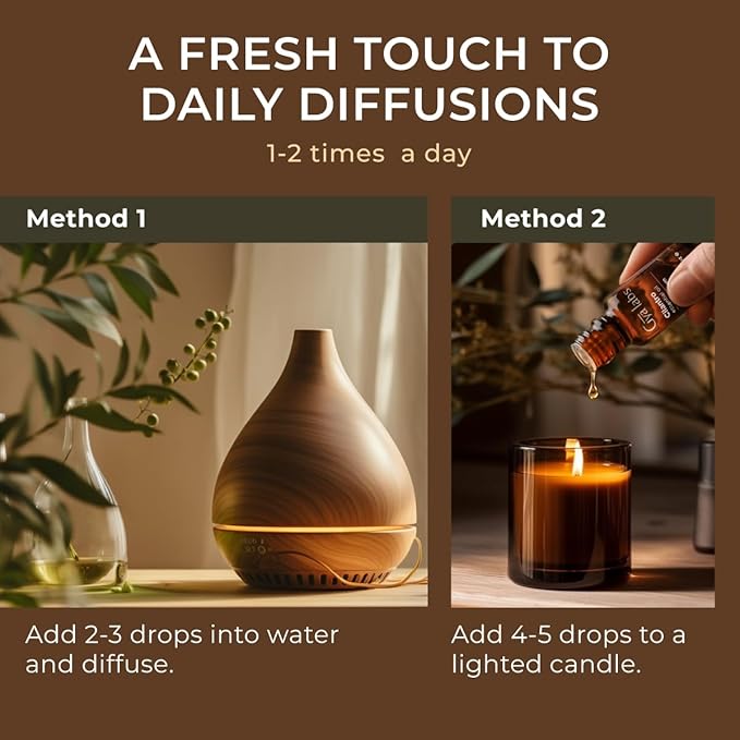 Gya Labs Cilantro Essential Oil - 0.34 Fl Oz - for Hair, Skin, Diffuser, Aromatherapy & DIY Candle Making Scent