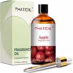 PHATOIL Apple Fragrance Oils for Aromatherapy, 3.38FL.OZ Diffuser Oils for Home, Perfect for Aromatherapy, Humidifiers, Yoga, DIY Candle and Soap Making - 100ml