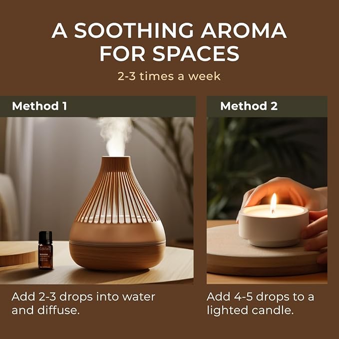 Gya Labs Valerian Essential Oil - 0.17 Fl Oz - for Hair, Skin, Diffuser, Aromatherapy & DIY Candle Making Scent