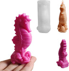 Conch Animal 3D Silicone Mold for Resin Casting & Candle Making