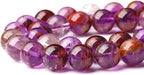 4MM 86PCS Natural Gemstone Purple Ghost Crystal Stone Beads for Jewelry Making DIY Bracelet