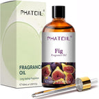 PHATOIL Fig Fragrance Oils for Aromatherapy, 3.38FL.OZ Diffuser Oils for Home, Perfect for Aromatherapy, Humidifiers, Yoga, DIY Candle and Soap Making - 100ml