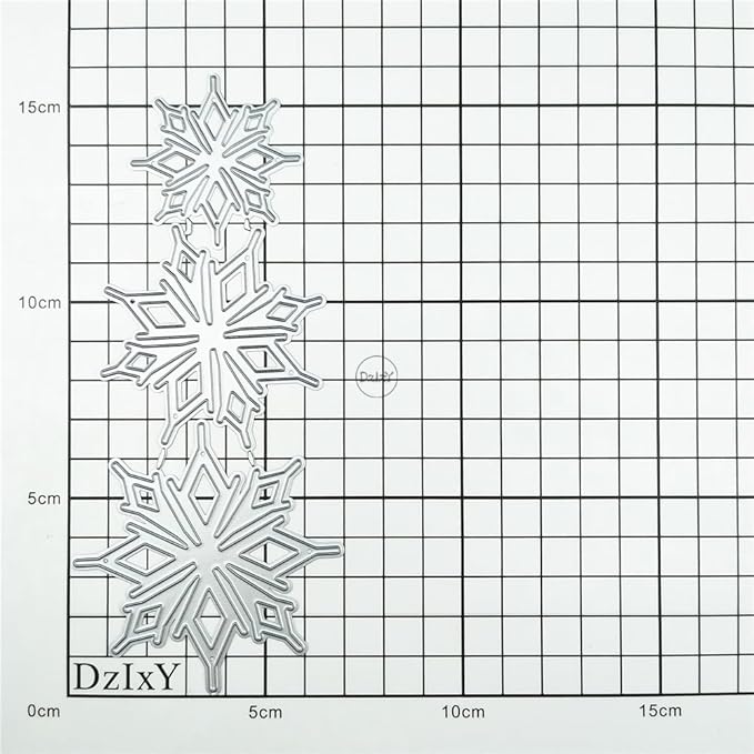 DzIxY Christmas Hollowed Snowflake Metal Cutting Dies for Card Making Kit Embossing Paper Die Cuts Set Scrapbook Stencils Supplies Machine Templates
