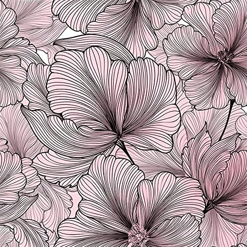 Flowers Background Clear Stamps, Crafts Flowers Clear Stamps for Card Making Decoration DIY Photo Embossing Decorative Paper Card and DIY Scrapbooking