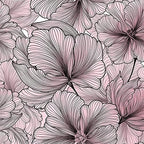 Flowers Background Clear Stamps, Crafts Flowers Clear Stamps for Card Making Decoration DIY Photo Embossing Decorative Paper Card and DIY Scrapbooking