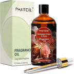 PHATOIL Champagne Grapes & Roses Fragrance Oils for Aromatherapy, 3.38FL.OZ Diffuser Oils for Home, Perfect for Aromatherapy, Humidifiers, Yoga, DIY Candle and Soap Making - 100ml