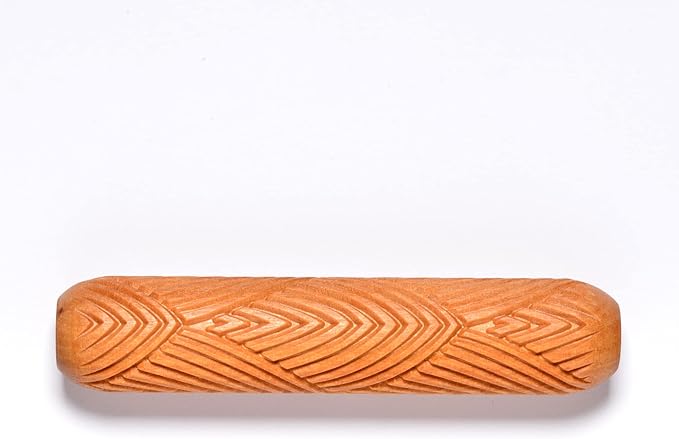 MKM Pottery Tools Wood Big Hand Rollers for Clay (BHR-63 Flight)