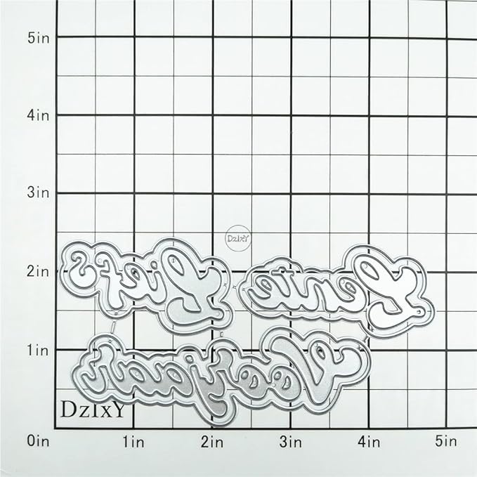 DzIxY Dutch Words Lente Liefs Voorjaar Metal Cutting Dies for Card Making Kit Embossing Paper Die Cuts Set Scrapbook Stencils Supplies Machine Templates