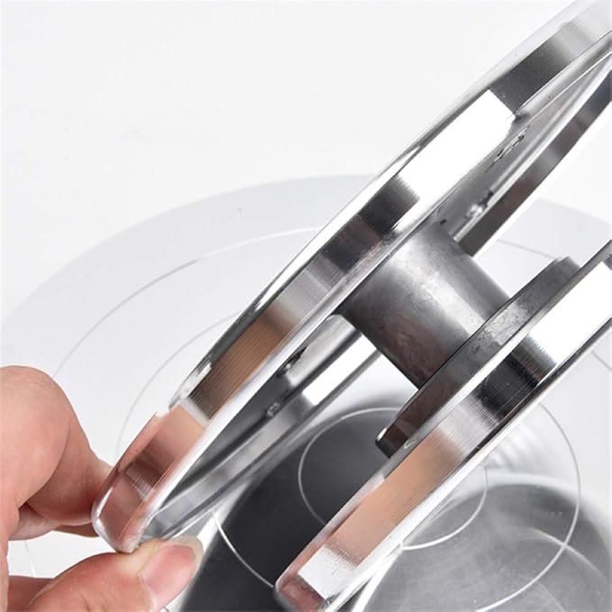 Feqsky 4.7''/5.9'' Double Sided Turntable for Ceramic Clay Sculpture Platform Pottery Wheel Aluminum Alloy Rotating Tools