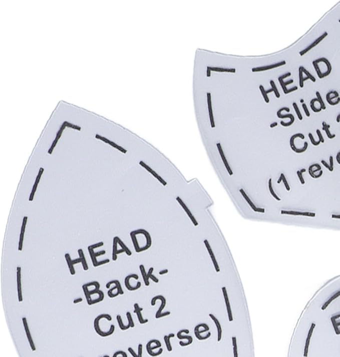 Keenso 10pcs Memory Bear Sewing Patterns Template,Bear Sewing Template Set for Sewing (L 15inch)