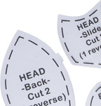 Keenso 10pcs Memory Bear Sewing Patterns Template,Bear Sewing Template Set for Sewing (L 15inch)