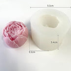 2 Pack Bud Flower Candle Mold - Resin Casting and Soap Making Silicone Molds for Home Decor - 3D Animal Clay Mold