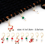 DoreenBeads Stitch Markers for Crocheting and Knitting, Alloy Enamel Crochet Marker Crochet Gifts for Knitting Weaving Sewing Accessories Quilting Jewelry Making