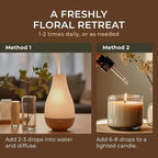 Gya Labs Egyptian Geranium Essential Oil - 0.34 Fl Oz - for Hair, Skin, Diffuser, Aromatherapy & DIY Candle Making Scent