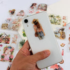 Summer Beach Pre-Cut Journal Sticker Book for Junk Journaling, Transparent PET Landscape Stickers for Scrapbook Supplies, Scrapbooking, Collage, Planners, Bujo, 20 Sheets