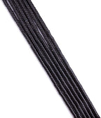 Natural Black Onyx Spacer Beads Caps Loose Semi Gemstone for Beading Jewelry Making 4mmx2mm 38cm