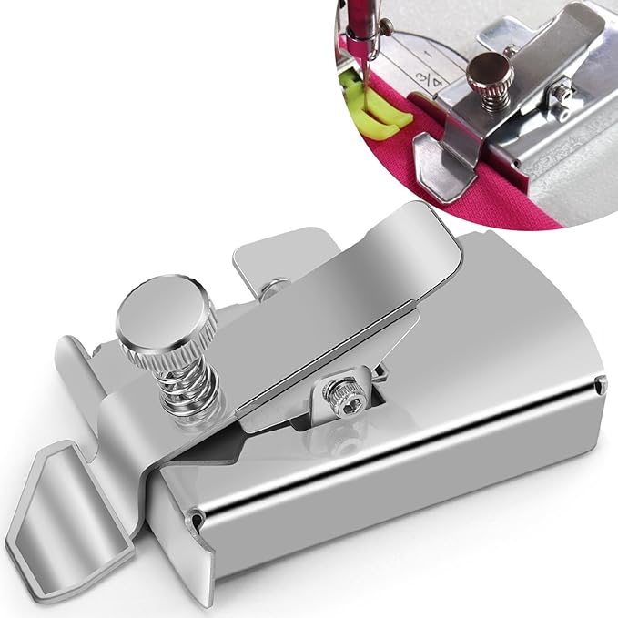 BREXFIRE Upgraded Magnetic Seam Guide for Sewing Machine, Magnetic Sewing Guide with Clip, Hemmer Guide, Multifunctional Hem Guide, Universal Sewing Machine Attachments, Sewing Supplies Accessories