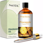PHATOIL Pineapple Fragrance Oils for Aromatherapy, 3.38FL.OZ Diffuser Oils for Home, Perfect for Aromatherapy, Humidifiers, Yoga, DIY Candle and Soap Making - 100ml
