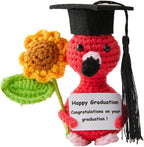 Easter Basket Stuffers for Teens Kids Boys Girls Adults Gifts, Funny Positive Crochet Animals Emotional Cheer Up Support Turtle Sloth Frog Moo Bear Flamingo,Gifts for Easter Decorations