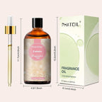 PHATOIL J'admire Fragrance Oils for Aromatherapy, 3.38FL.OZ Diffuser Oils for Home, Perfect for Aromatherapy, Humidifiers, Yoga, DIY Candle and Soap Making - 100ml