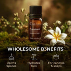 Gya Labs Frangipani Essential Oil - 0.34 Fl Oz - for Hair, Skin, Diffuser, Aromatherapy & DIY Candle Making Scent