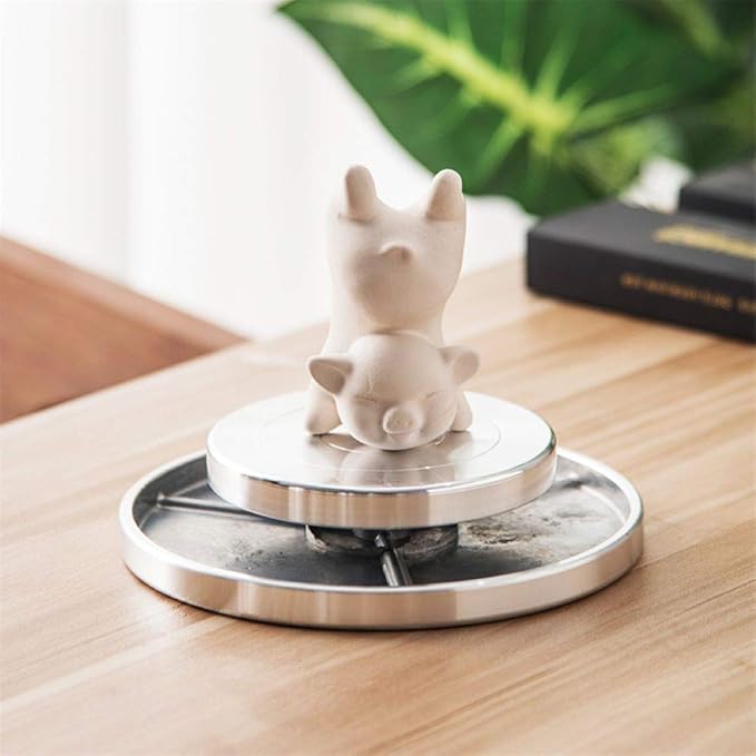 Feqsky 4.7''/5.9'' Double Sided Turntable for Ceramic Clay Sculpture Platform Pottery Wheel Aluminum Alloy Rotating Tools