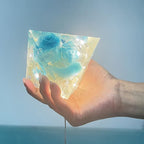 4 Pack Resin Mold Set - 4 Inch Dice, Triangle, Pentagon, 3D Candle & Chocolate Mold for Resin Candle & Soap Making