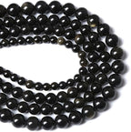 12MM 32PCS Natural Stone Golden Obsidian Loose Spacer Beads for Jewelry Making DIY Bracelet