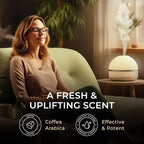 Gya Labs Coffee Essential Oil - 0.34 Fl Oz - for Hair, Skin, Diffuser, Aromatherapy & DIY Candle Making Scent