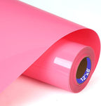 HTV Pink Heat Transfer Vinyl Rolls 12 Inch by 8feet Roll HTV Iron on Vinyl DIY for T-Shirt Easy to Cut & Weed for Heat Vinyl Design Glossy (8Ft, Pink)