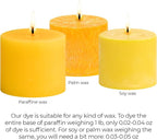 Yellow Candle Dye 2oz for Soy Candle Making – Highly Concentrated Candle Wax Dyes – Candle Shop Premium Color Dye Chips for Soy Wax, Beeswax, Paraffin