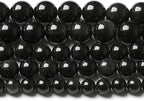 12MM 32PCS Natural Stone Black Obsidian Gemstone Loose Beads for Jewelry Making DIY Bracelet 1 Strand