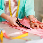 Sewing Scissors, 9 Inch Fabric Dressmaking Scissors Heavy Duty Shears Sharp Cutting for Cutting Fabric, Clothes, Leather, Raw Materials