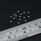 925 Sterling Silver Round Beads 2.5mm 50pcs for Jewelry Making Findings