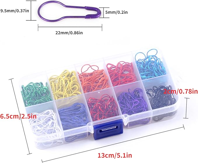 Gourd-Shaped Locking Stitch Markers Cute Stitch Markers Metal Stitch Markers Knitting Accessories Stitch Markers for Crocheting