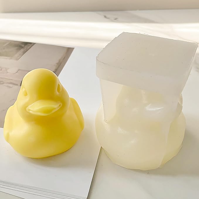Duck Molds Duck Animal Resin Mold - Resin Casting Silicone Molds for Home Decor & Candle Making Wave Spiral Mold