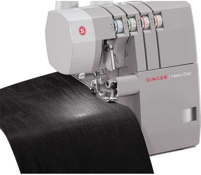 SINGER Heavy Duty 14HD854 Overlock Serger with $50 Accessories | Durable Metal Frame, 2/3/4 Thread, 6 Stitch Types, 1300 Stitches/Min, Skip-Free Stitching | Sews & Finishes Seams While Trimming Excess