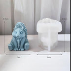 Squirrel Candle Mold - Resin Casting Silicone Molds for Home Decor & Candle Making Wave Spiral Mold