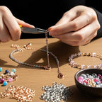 Mandala Crafts 16mm Rose Gold Color Metal Lobster Clasps for Jewelry Making - 100 Lobster Claw Clasps with Jump Rings Jewelry Findings Kit for Necklaces Bracelets Charms Fasteners