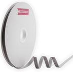 Nylon Velvet Ribbon Single Faced,3/8 Inch X 25Yards Spool (Grey)